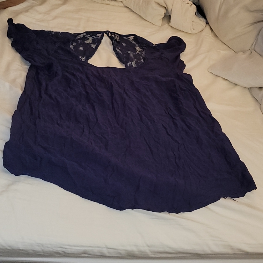 Torrid navy blue summer top